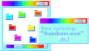 Now running! 'Rainbow.exe'